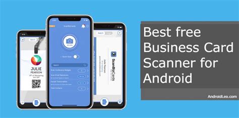 free android business card scanner.